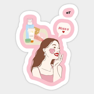 Dream girl Sticker